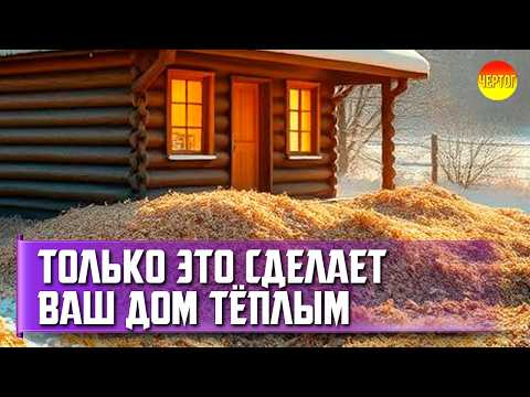 Видео: Тепло за копейки! Как опилки спасут ваш дом от холода