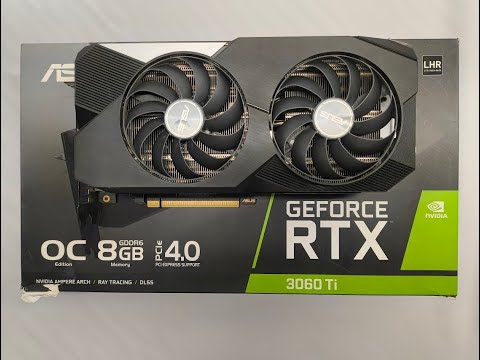 Видео: Видеокарта ASUS Dual GeForce RTX 3060 Ti V2 OC Edition 8GB GDDR6 БУ