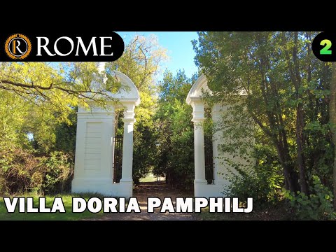 Видео: Рим Италия ➧ Вилла Дориа Памфили (2) ➧ Экскурсия с гидом [4K Ultra HD]