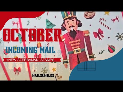 Видео: 📮Почтовый октябрь: открытки, обмены и новые марки Азербайджана + новогодние покупки🎄