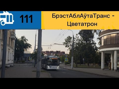 Видео: Информатор Брестского троллейбуса №111. #видео #информатортроллейбуса #информатор #троллейбус