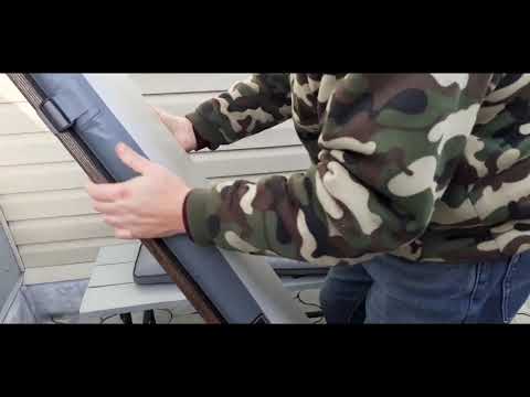 Видео: Накладка на банку лодки. Дутик