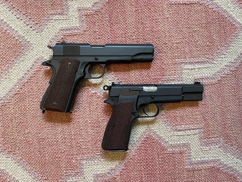 Видео: M1911 против Hi-Power