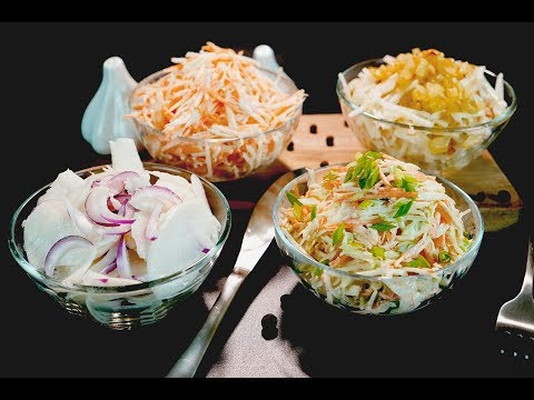 Видео: ТОП 4 рецепта полезных, вкусных, постных салатов из Черной редьки / рецепты СССР/