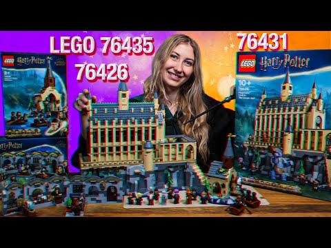 Видео: Тройная доза магии! Обзор трёх волшебных наборов LEGO Harry Potter: 76435, 76431 и 76426