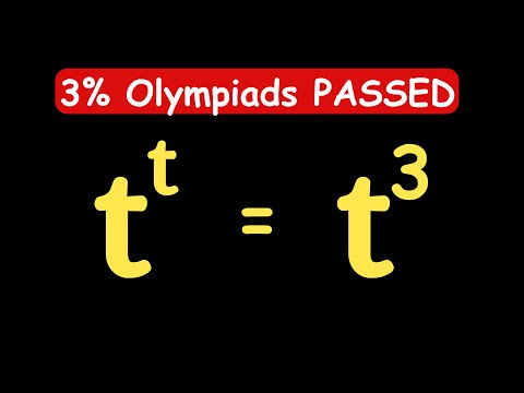 Видео: ОЛИМПИАДЫ В ГЕРМАНИИ || Как решить уравнение для t? || t = ? ||
