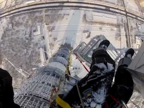 Видео: Высотные работы на останкинской башне (highworks.ru)