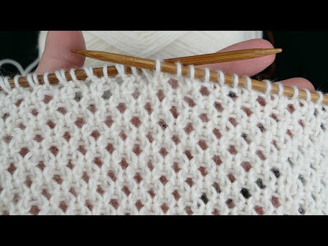 Видео: ТАК ВЫ ЕЩЕ НЕ ВЯЗАЛИ невероятно милый рисунок для весны спицами