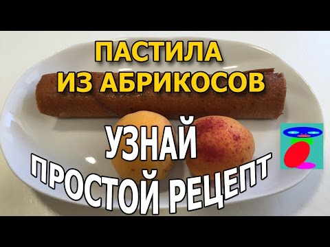 Видео: Домашняя пастила из абрикос. Пастила в сушилке.