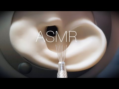 Видео: чисткаушей ASMR Tingle, которая глубоко царапает уши десятками металлических ёршиков