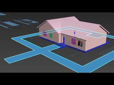 Видео: Моделирование простого дома в 3ds max