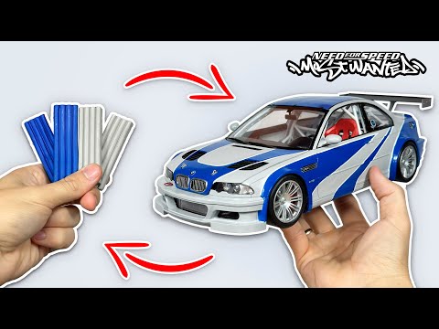 Видео: Я сделал легендарную BMW из NFS Most Wanted из пластилина!