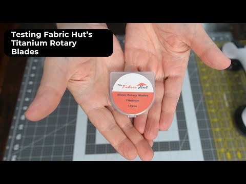 Видео: Тестирование титановых вращающихся лезвий Fabric Hut | Честный обзор от Scrap Fabric Quilter