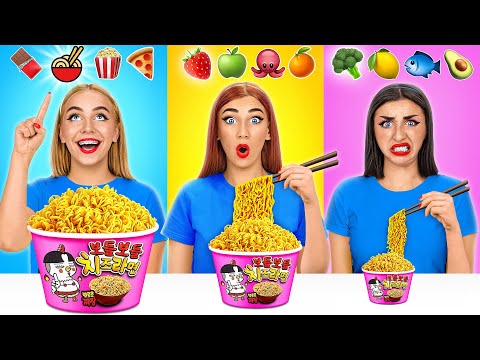 Видео: Эмоджи Челлендж | Большая, средняя и маленькая еда от Multi DO Challenge