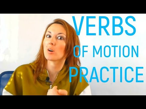 Видео: LET'S PRACTICE RUSSIAN VERBS OF MOTION - бежать, носить, лететь, плыть, возить