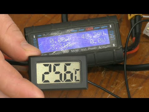 Видео: мотор с градусником