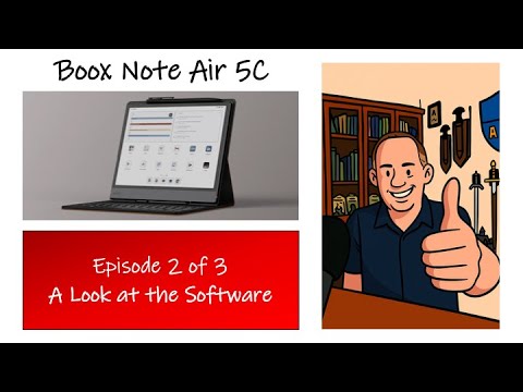 Видео: Boox Note Air 5C: изменения в программном обеспечении
