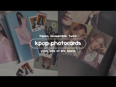 Видео: организация к-поп фотокарточек | triples, kiss of life, twice, loossemble и другие жг 🪺