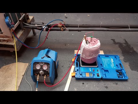 Видео: VRR12L-OS станция рекуперации фреона. Не работает.