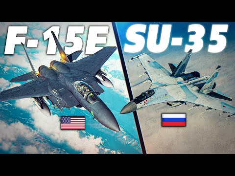 Видео: Су-35 Flanker-E против F-15E Strike Eagle | Гиперзвуковые ракеты | Цифровой боевой симулятор | DCS |