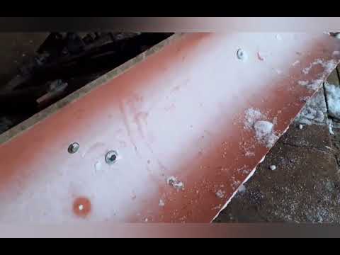 Видео: Чистим снег мотоблоком)