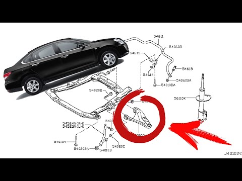 Видео: ЗАМЕНА РЫЧАГА ПОДВЕСКИ НА НИССАН АЛЬМЕРА G15 | REPLACING THE SUSPENSION ARM FOR NISSAN ALMERA G15