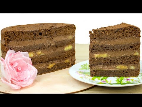 Видео: Безумно вкусный торт 🍫"Шоколад-Банан"🍌- Я - ТОРТодел!