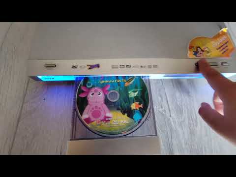 Видео: Открытие DVD диска Лунтик 1 сезон 1 выпуск лунный гость
