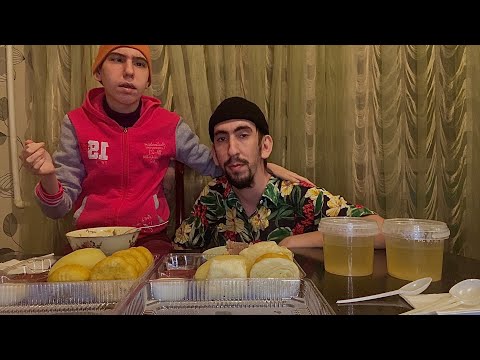 Видео: Мукбанг - Хинкал Ассорти и Халпама Хинкал | Лагман | обжор асмр