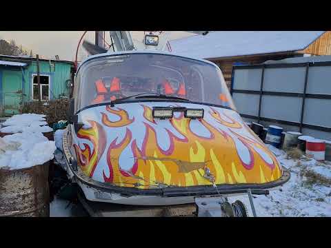 Видео: Аэросани Патруль