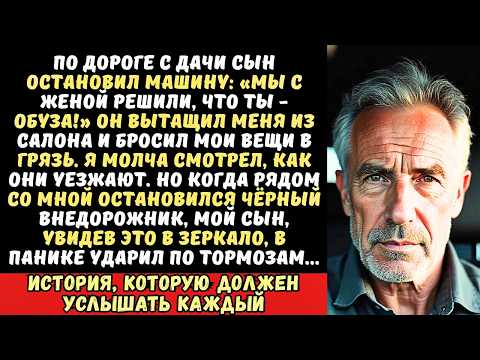 Видео: «Ты нам больше не отец!» — заявил сын и вышвырнул меня из машины посреди трассы. Но он не знал...