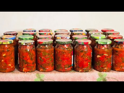 Видео: ЗАГОТОВКА НА ЗИМУ. ЛАГМАНАЯ ЗАЖАРКА  СЯЙ .ГОТОВИМ В ДЕРЕВНЕ. ASMR.