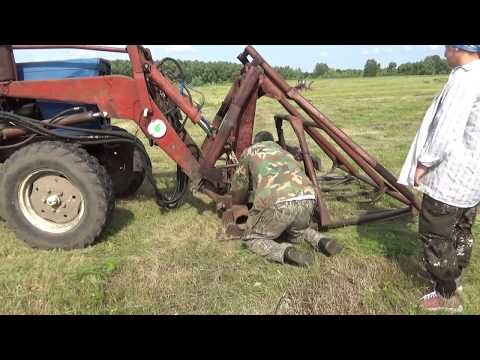 Видео: Женщина на тракторе/ Сенокос 2018/ Моя семья.1 день.
