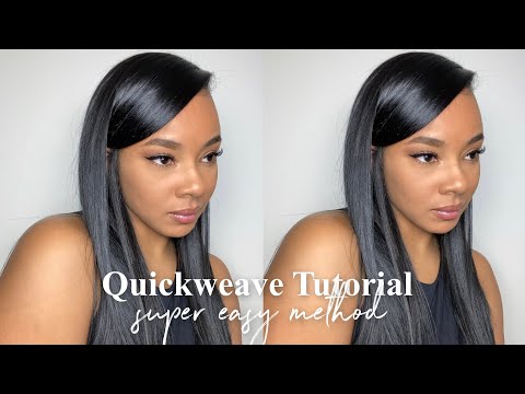 Видео: как сделать: супер НЕЗАМЕТНОЕ быстрое плетение с боковой пробором | простой метод | jenise