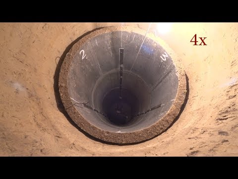 Видео: Как ровнять кольца при копке колодца