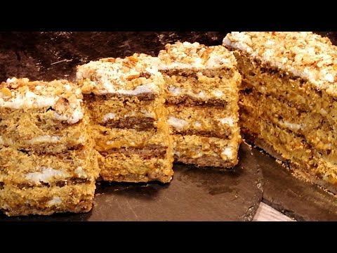 Видео: "КИЕВСКИЙ ОРЕШЕК"! Изысканный торт без лишних усилий! Для любителей Киевского торта, только проще