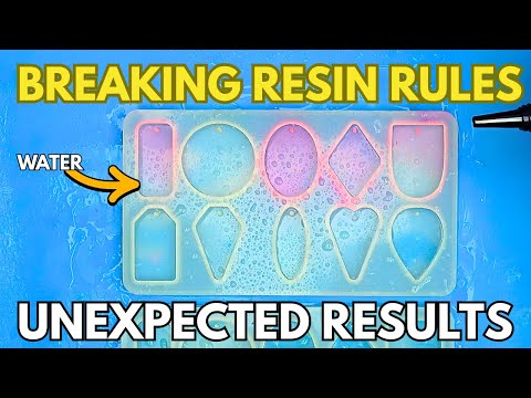 Видео: НИКОГДА не следует смешивать воду со смолой… или стоит?