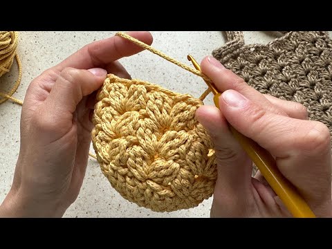 Видео: ПРОСТОЙ И КРАСИВЫЙ УЗОР ДЛЯ СУМКИ узор крючком