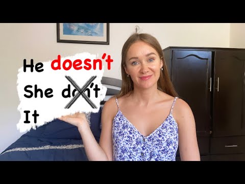 Видео: УРОК 46: PRESENT SIMPLE: ОТРИЦАНИЕ  С МЕСТОИМЕНИЯМИ HE/SHE/IT