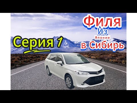 Видео: Перегон из Владивостока Toyota Fielder. Серия 1.