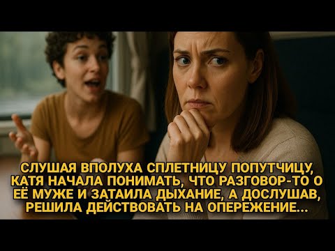 Видео: Соседка по купе сплетничала без умолку, но когда Катя услышала имя мужа, оторопела
