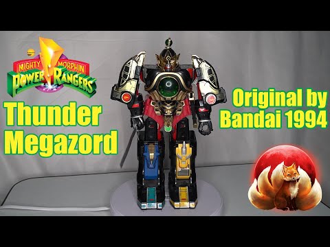 Видео: Обзор Power Rangers Thunder Megazord (Bandai, 1994)