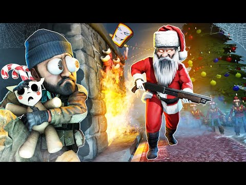 Видео: САНТА-КЛАУС И СНЕЖНЫЙ ЧЕЛОВЕК ИГРАЮТ В ОПАСНЫЕ ДОГОНЯЛКИ. УГАРНЫЕ ПРЯТКИ В CS:GO