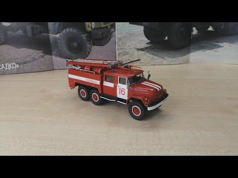 Видео: Обзор модели Зил-131 АЦ-40, масштаб 1:43, AVD-models.