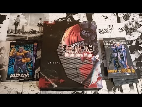 Видео: Распаковка карточек по аниме Человек Бензопила, Gundam  и Marvel!