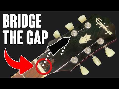 Видео: Модернизация Epiphone: придайте головке грифа вид Gibson!