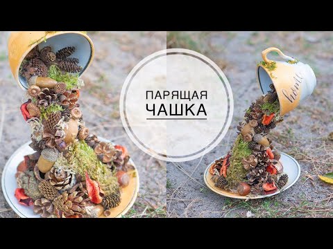 Видео: Floating cup with natural materials / Парящая чашка с природными материалами / DIY TSVORIC