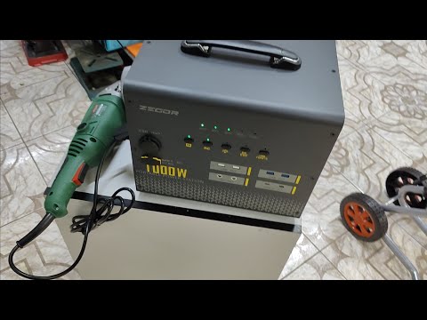 Видео: Зарядна станція Zegor YC1100 - 1000W пік(2300w) LiFePO4 ДБЖ (безперебійник) огляд