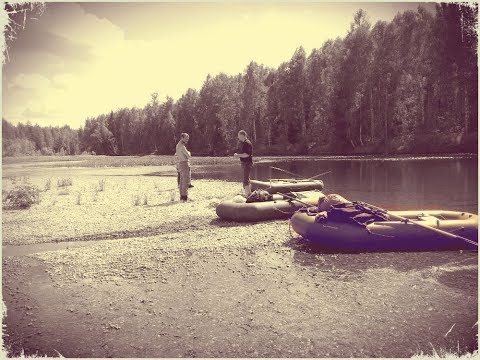 Видео: Сплав по реке Шегультан-Сосьва. день 1й.