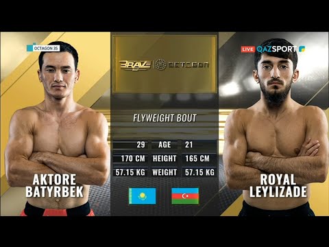 Видео: ММА «OCTAGON 35». Акторе Батырбек (Казахстан) - Рояль Лейлизаде (Азербайджан)